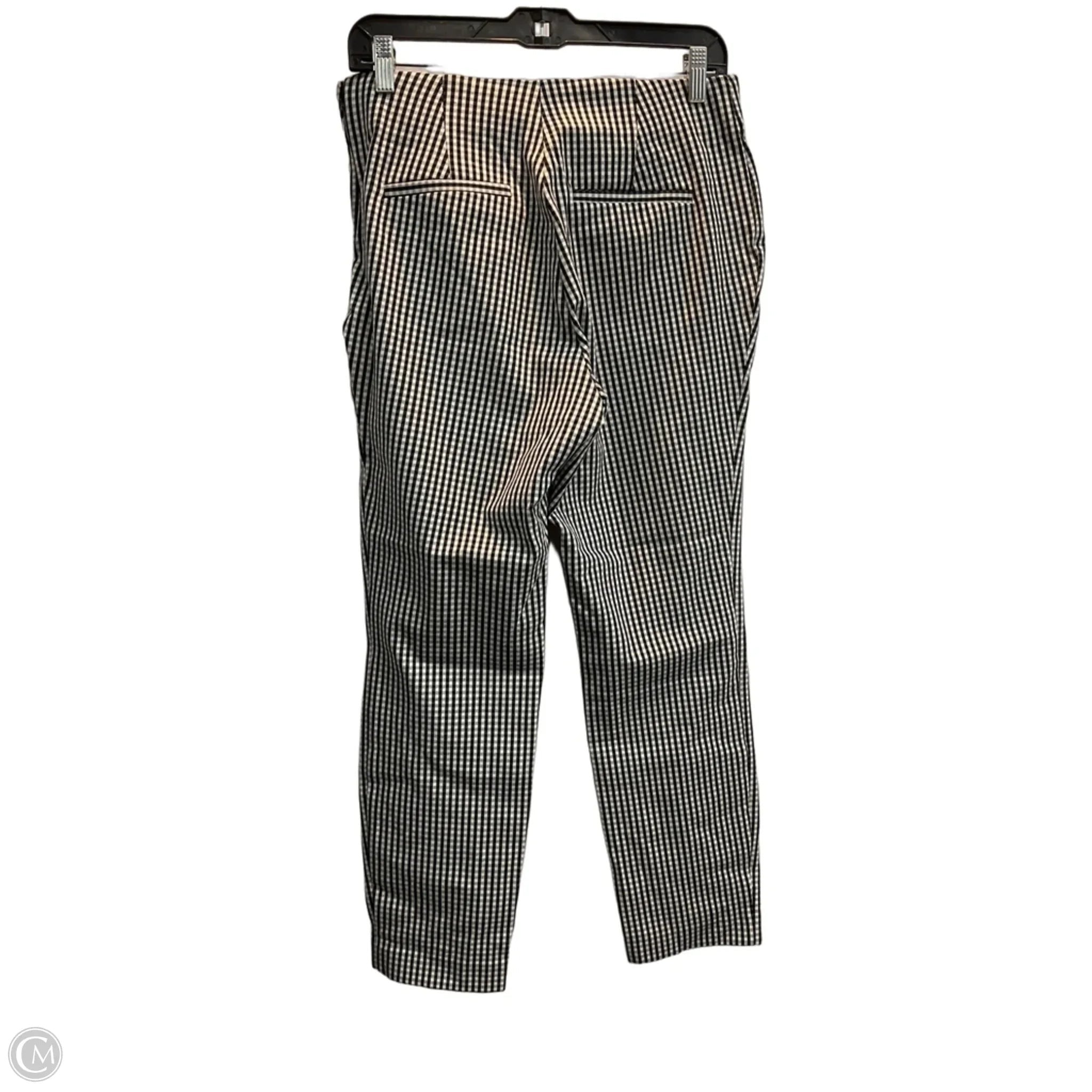 Pants Cropped By A New Day In Checkered Pattern, Size: 8