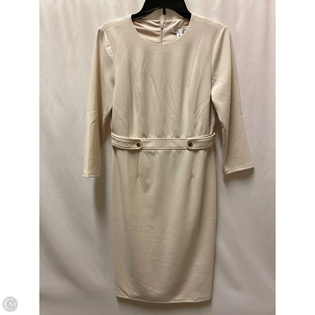 Dress Casual Maxi By London Style In Cream, Size: M