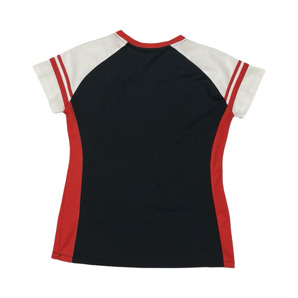 Athletic Top Ss By Clothes Mentor In Black & Red, Size:L