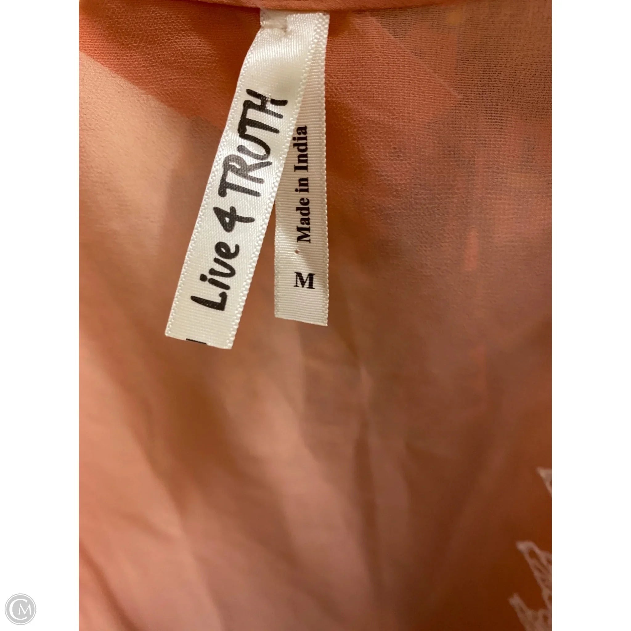 Swimwear Cover-up By Live 4 Truth In Peach, Size: M