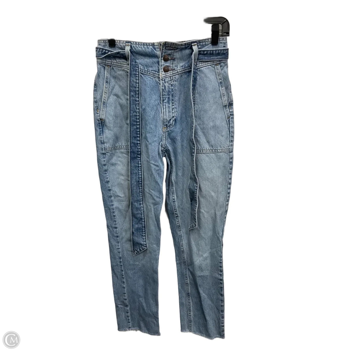 Jeans Straight By Abercrombie And Fitch In Blue Denim, Size: 2