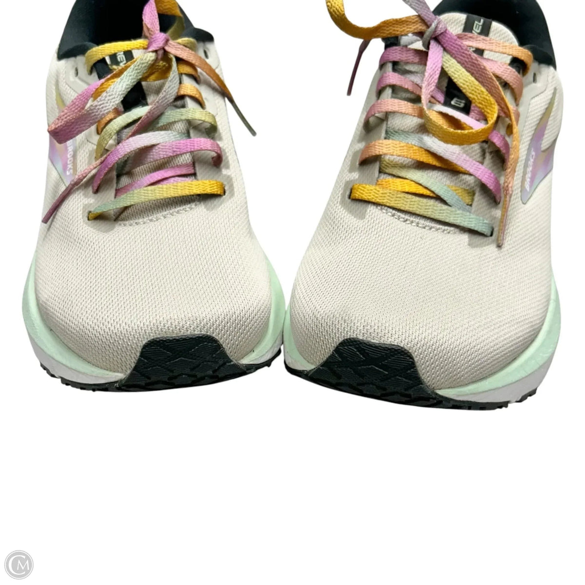 Shoes Athletic By Brooks In Rainbow Print, Size: 9