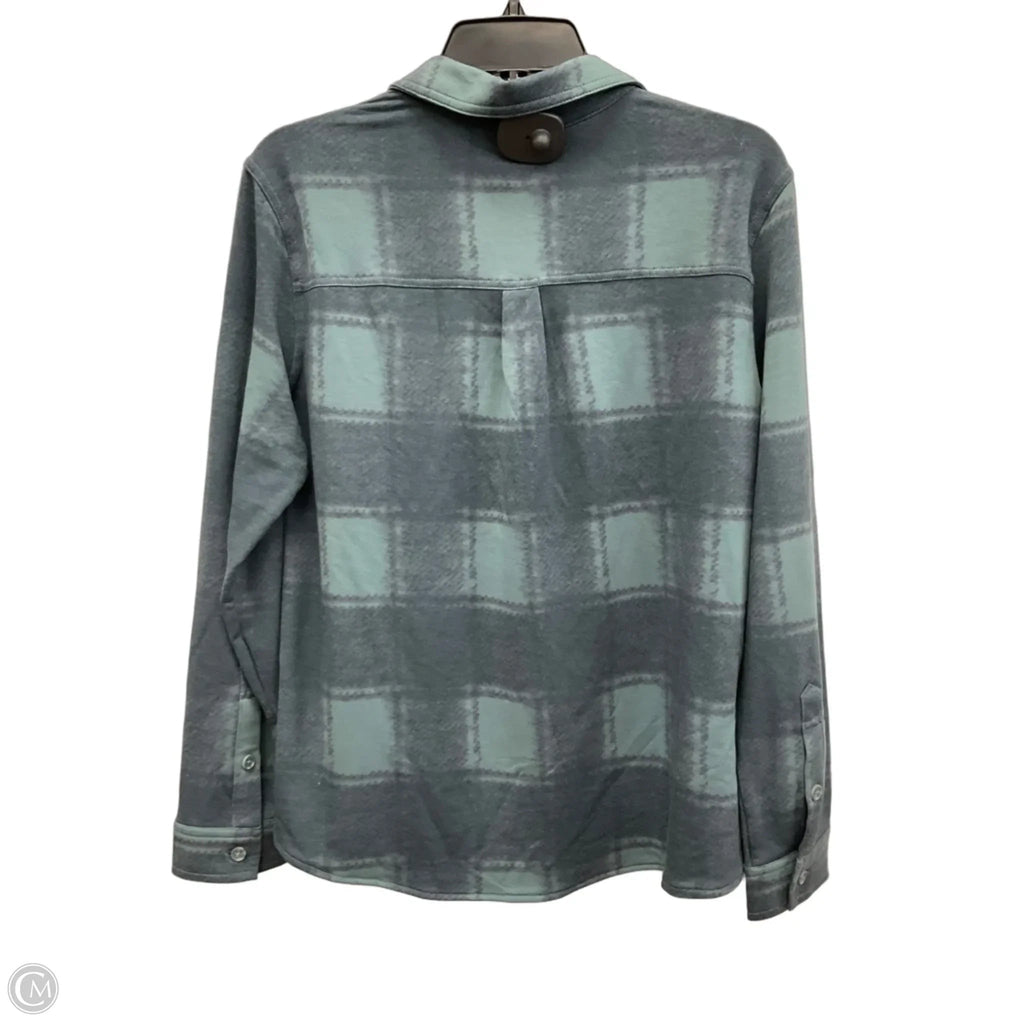 Blouse Long Sleeve By 32 Degrees In Blue, Size: M