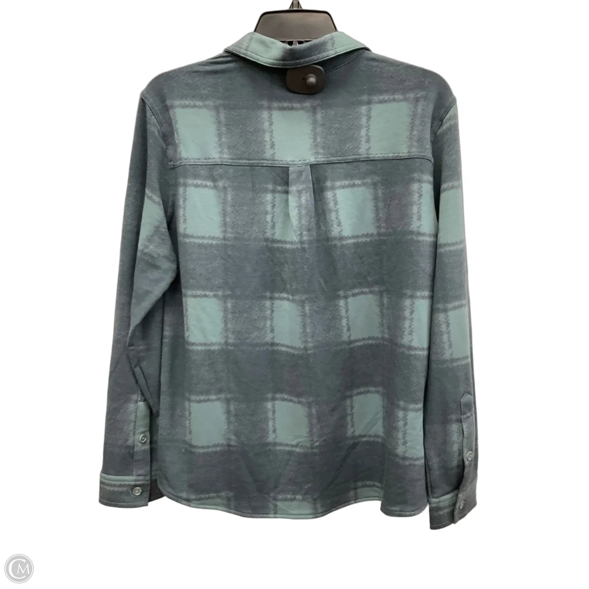 Blouse Long Sleeve By 32 Degrees In Blue, Size: M