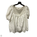 Top Short Sleeve Basic By Clothes Mentor In White, Size: Xl