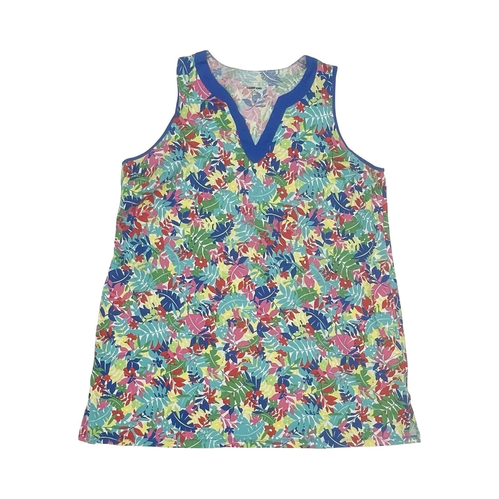 Dress Casual Short By Lands End In Multi, Size:3X