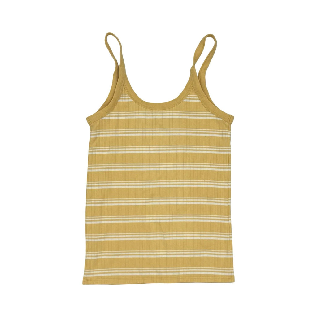 Tank Top By Aerie In White & Yellow, Size:M