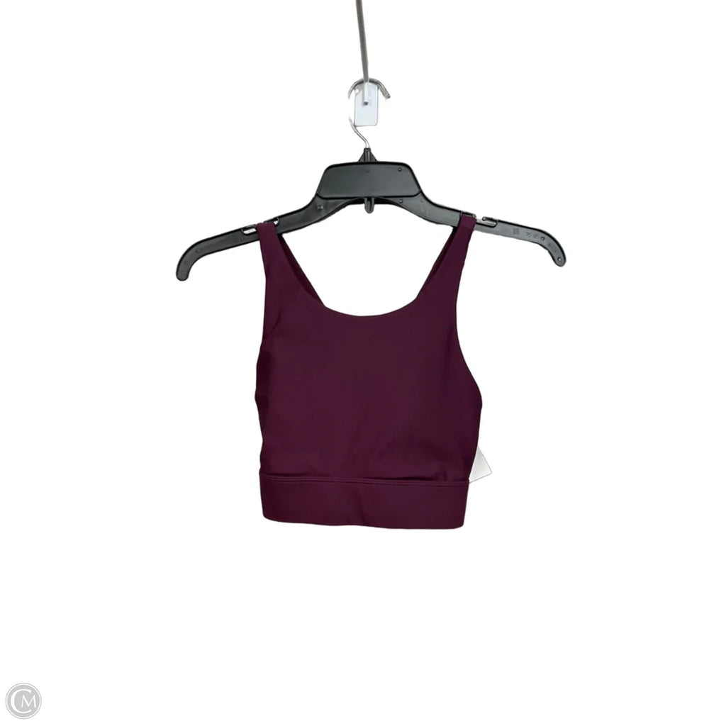 Athletic Bra By Fabletics In Purple, Size: Xs