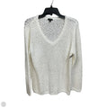 Top Long Sleeve By Talbots In Cream, Size: Lp