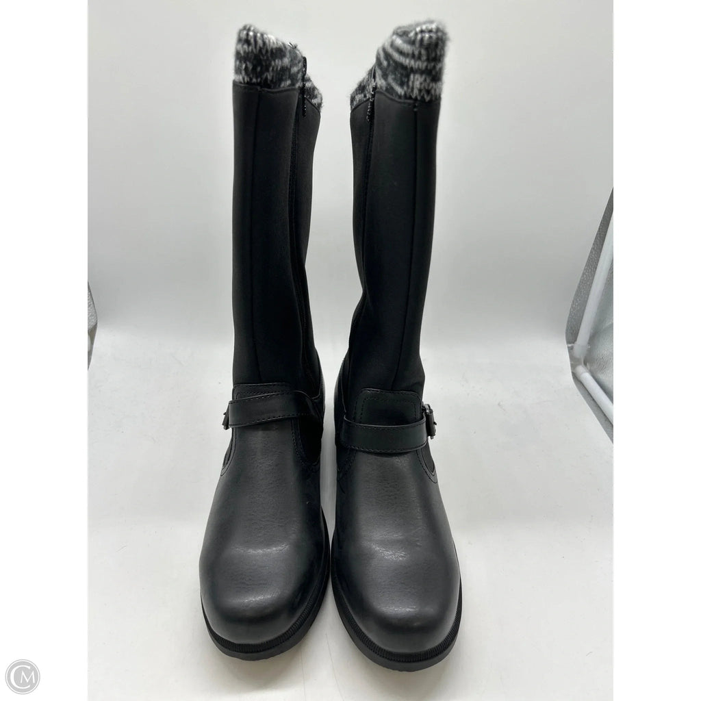 Boots Knee Heels By Sporto In Black, Size: 11