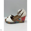 Sandals Heels Block By Me Too In White, Size: 6