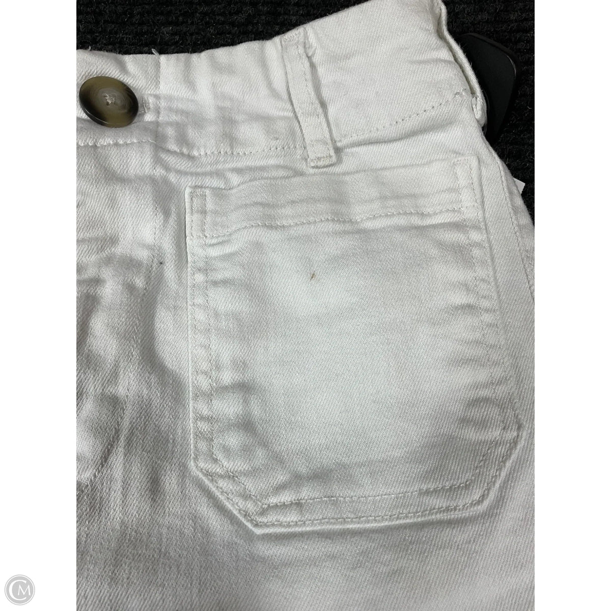 Jeans Wide Leg By Maeve In White Denim, Size: 4