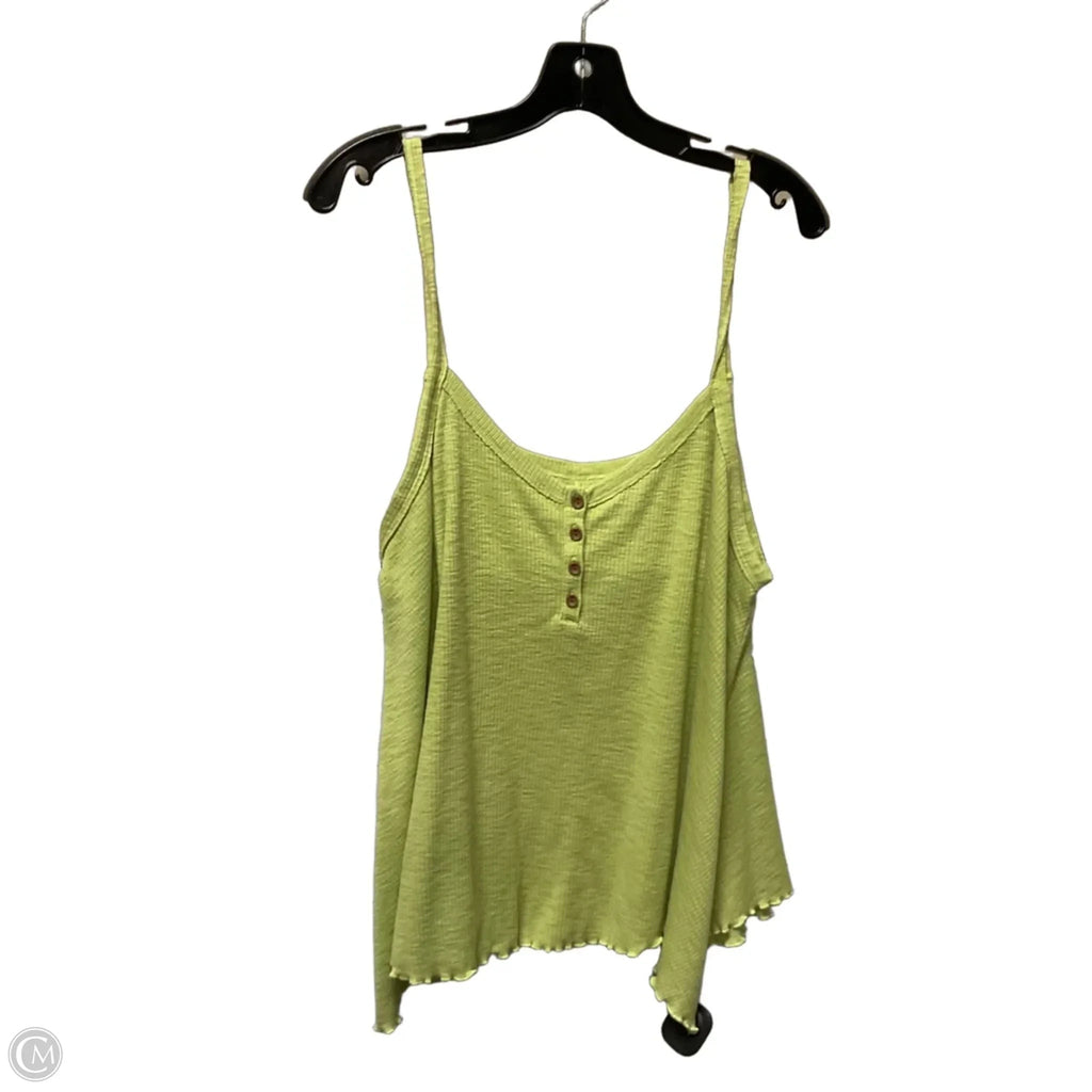 Top Sleeveless Basic By American Eagle In Green, Size: Xl