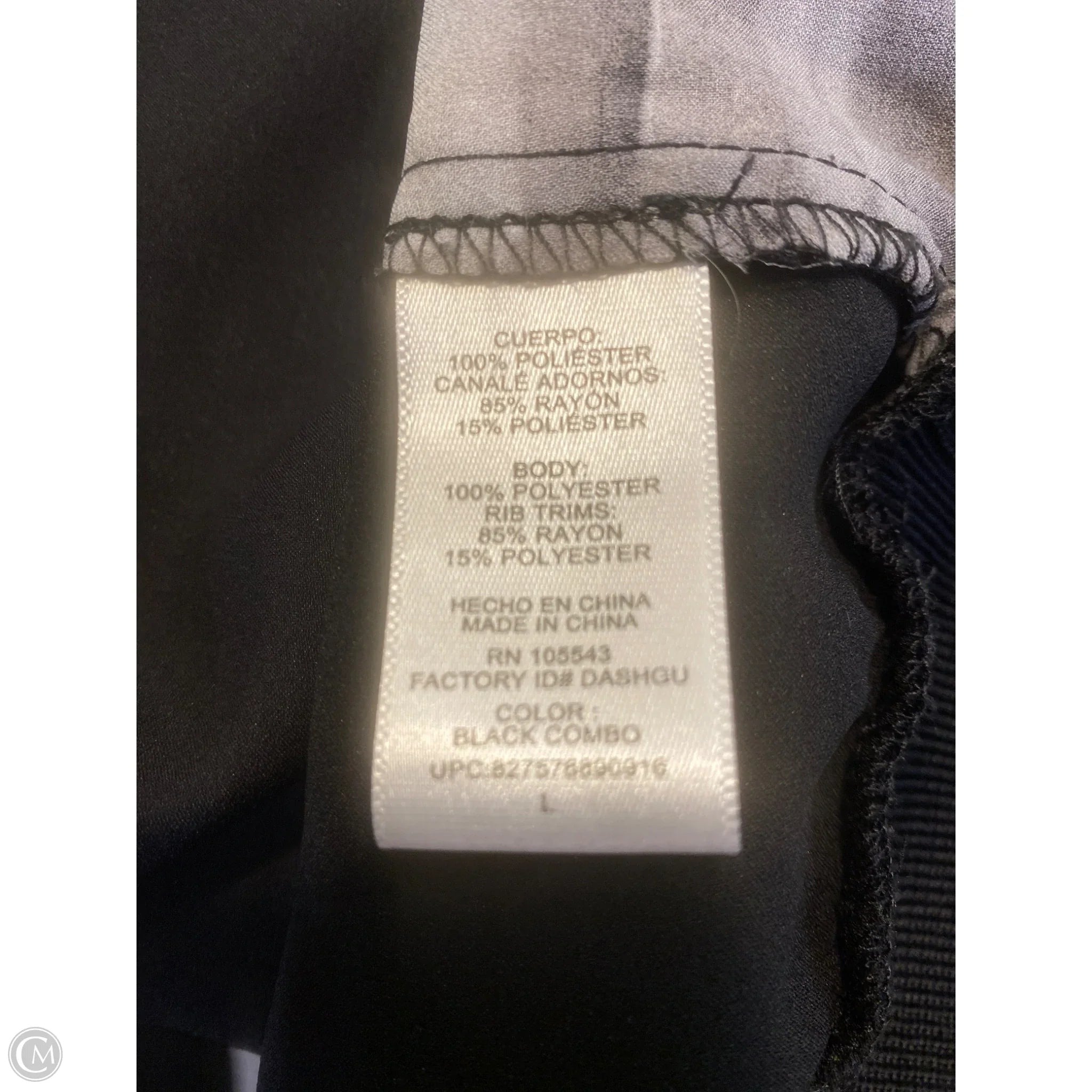 Top Long Sleeve By Elie Tahari In Black, Size: L