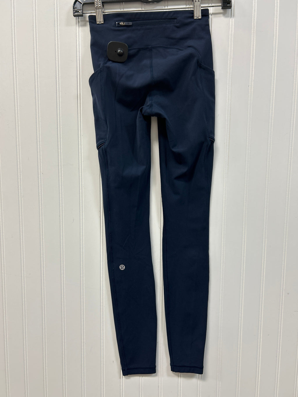 Athletic Leggings By Lululemon In Navy, Size:0