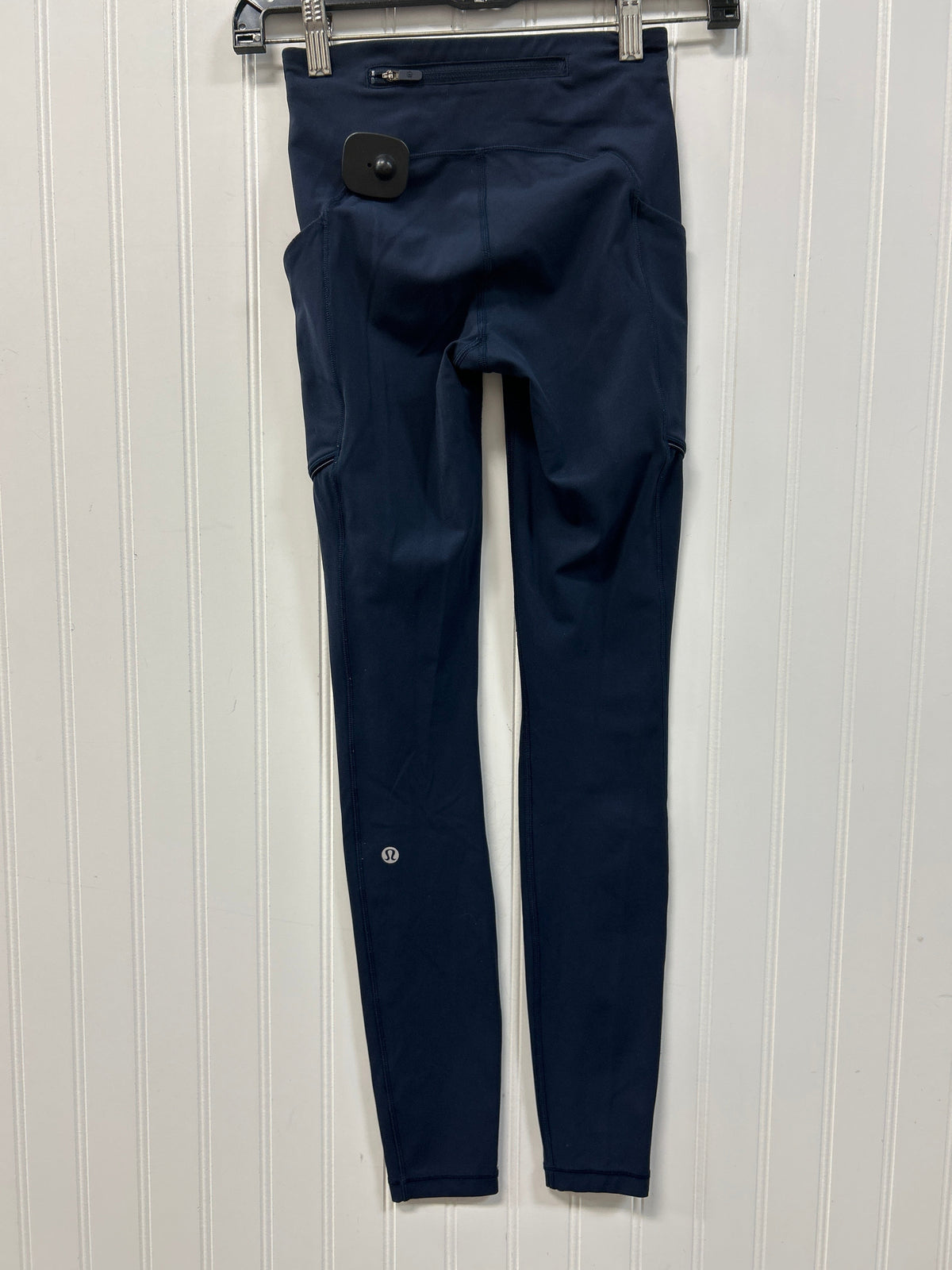 Athletic Leggings By Lululemon In Navy, Size:0