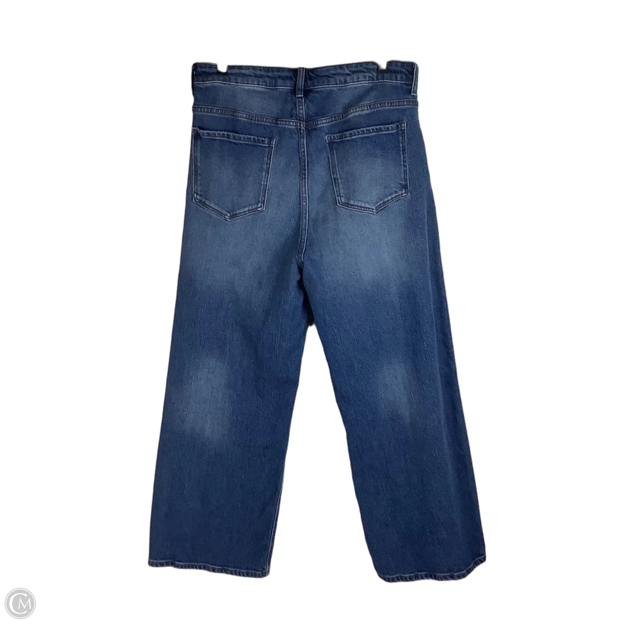 Jeans Wide Leg By Quince In Blue Denim, Size: 16 (33)