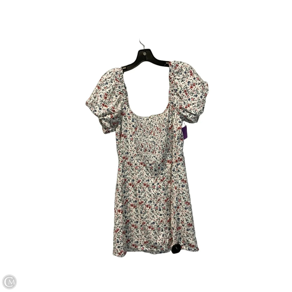 Dress Casual Short By Mi Ami In Floral Print, Size: M