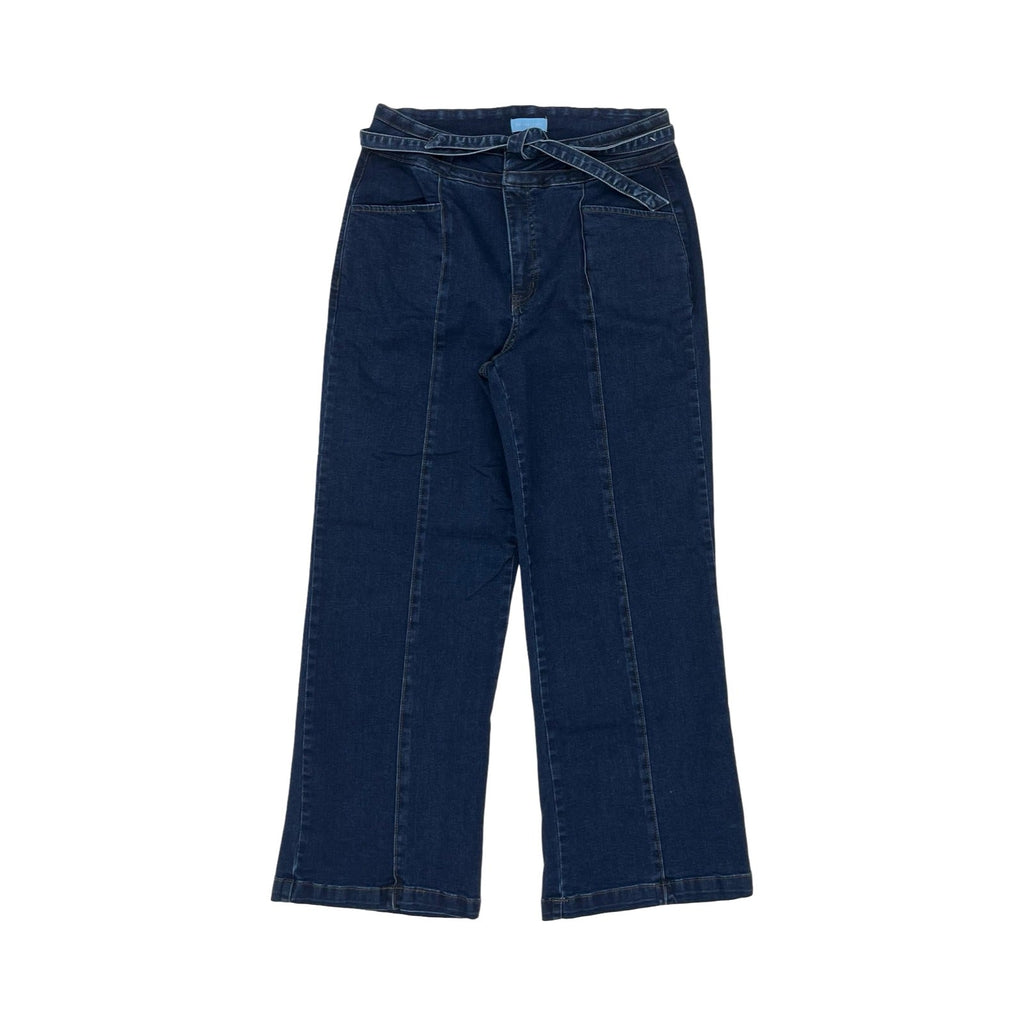 Jeans Wide Leg By Draper James In Blue Denim, Size:12