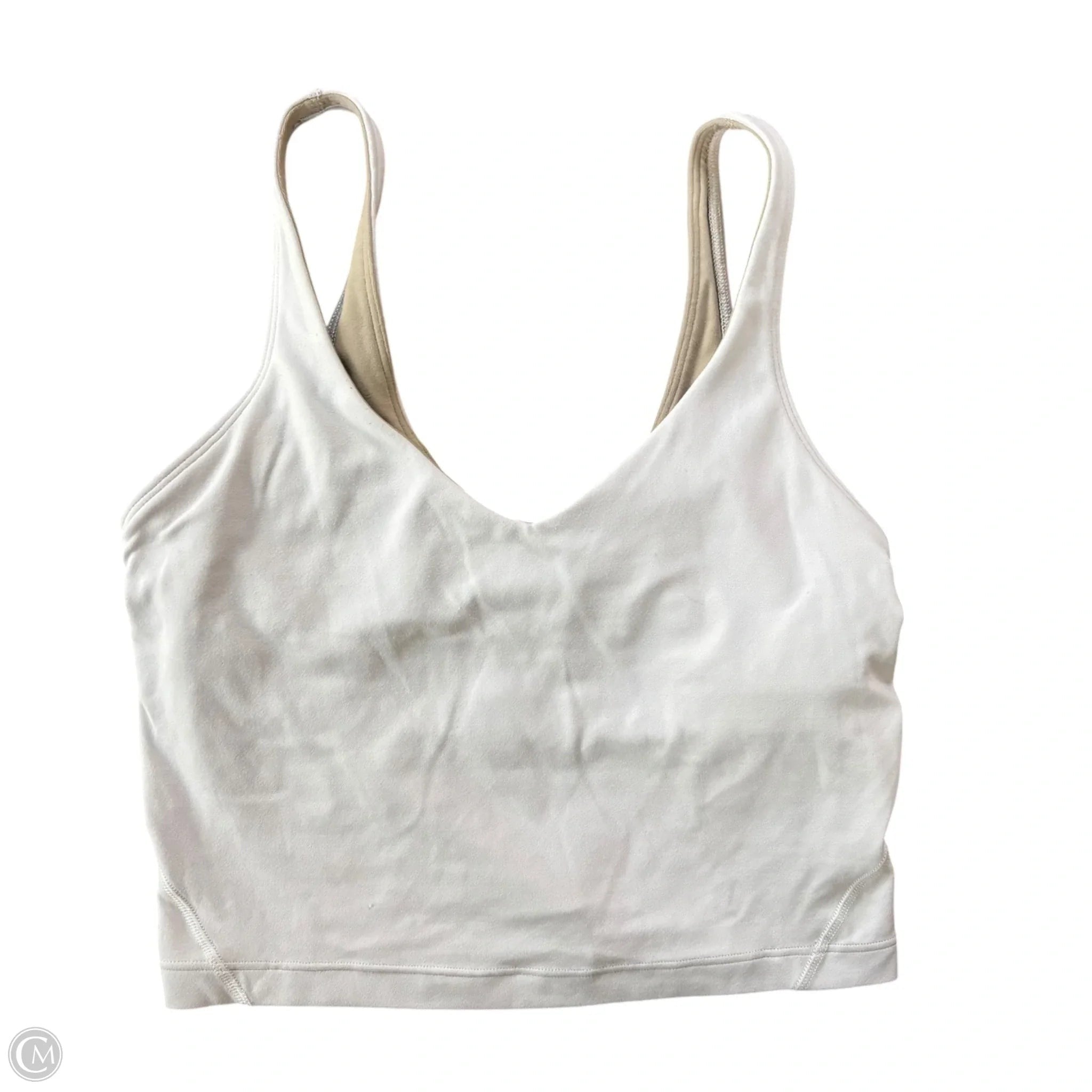 Athletic Sports Bra By Lululemon In Brown & White, Size: S