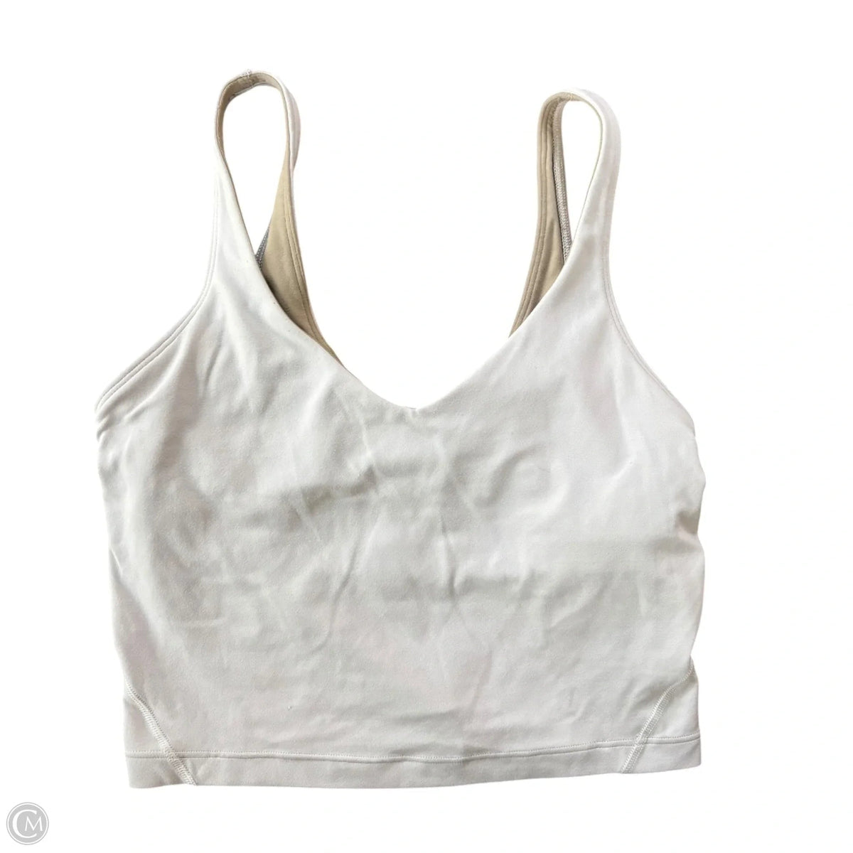 Athletic Sports Bra By Lululemon In Brown & White, Size: S