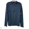 Athletic Top Long Sleeve Collar By Lululemon In Blue, Size: 8