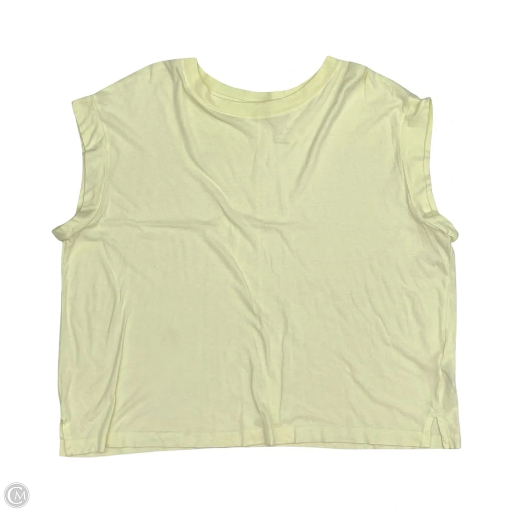 Top Short Sleeve By A New Day In Yellow, Size: Xxl