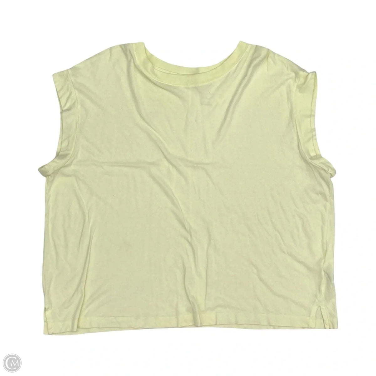 Top Short Sleeve By A New Day In Yellow, Size: Xxl