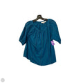 Top Short Sleeve By Loft In Blue, Size: Xs