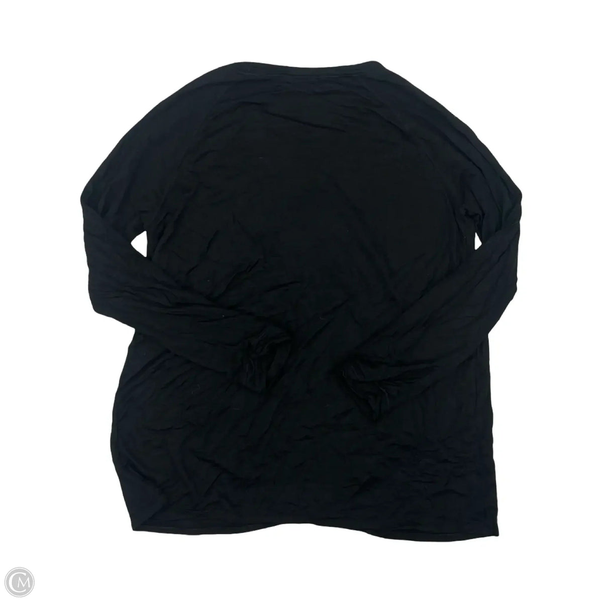 Top Long Sleeve By Clothes Mentor In Black, Size: Xxl