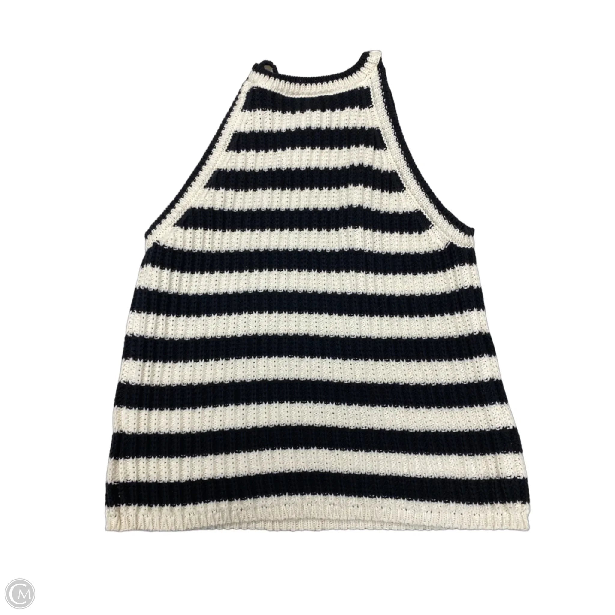 Top Sleeveless By A New Day In Striped Pattern, Size: M