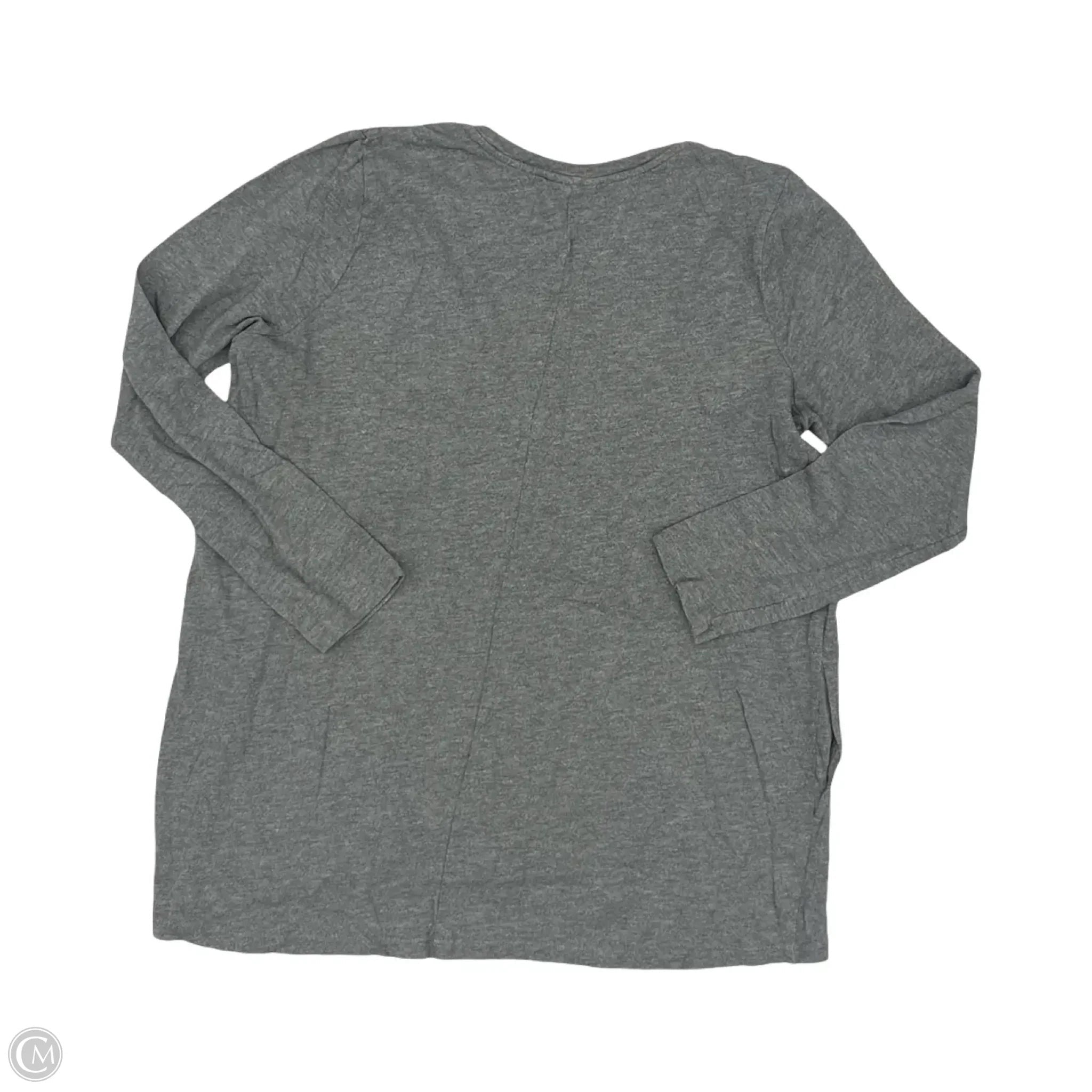 Top Long Sleeve By J. Jill In Grey, Size: L