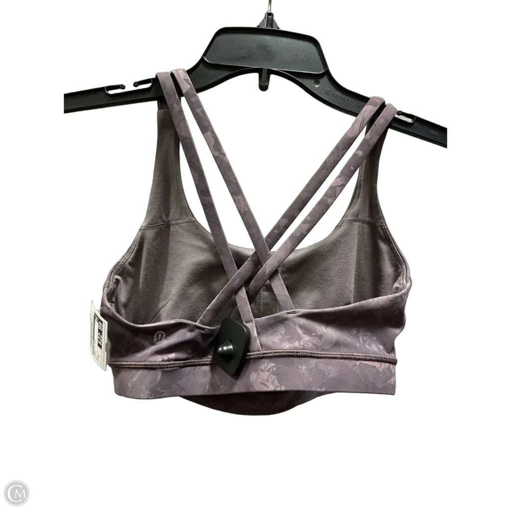 Athletic Bra By Lululemon In Purple, Size: 6