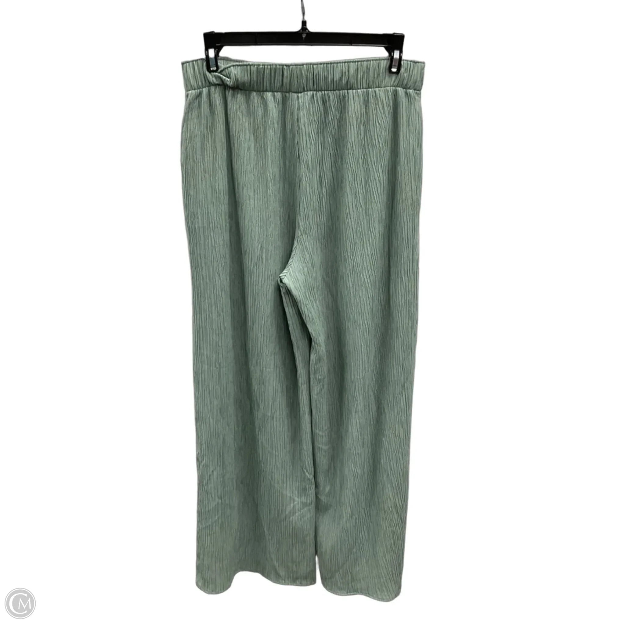 Pants Wide Leg By Abercrombie And Fitch In Green, Size: Xs