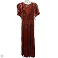 Dress Casual Maxi By Anthropologie In Orange, Size: Xs