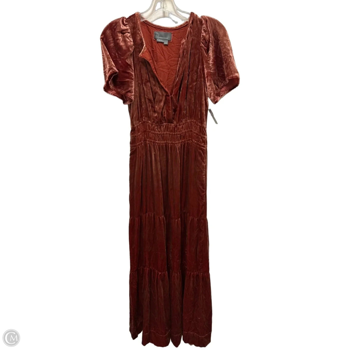 Dress Casual Maxi By Anthropologie In Orange, Size: Xs
