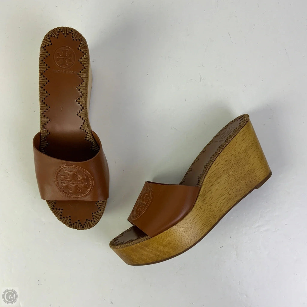 Sandals Designer By Tory Burch In Brown, Size: 6.5