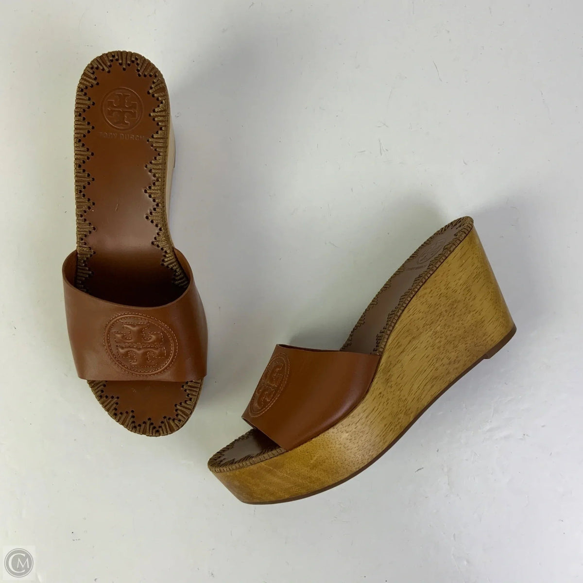 Sandals Designer By Tory Burch In Brown, Size: 6.5