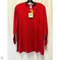 Sweater By Anne Klein In Red, Size: M