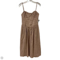 Dress Casual Midi By A New Day In Brown & White, Size: S