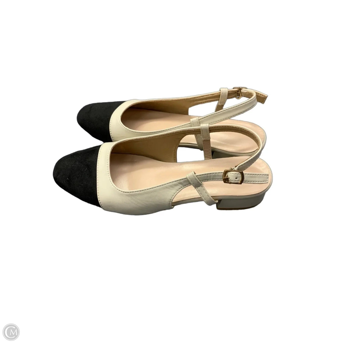 Shoes Heels Kitten By Clothes Mentor In Cream, Size: 8