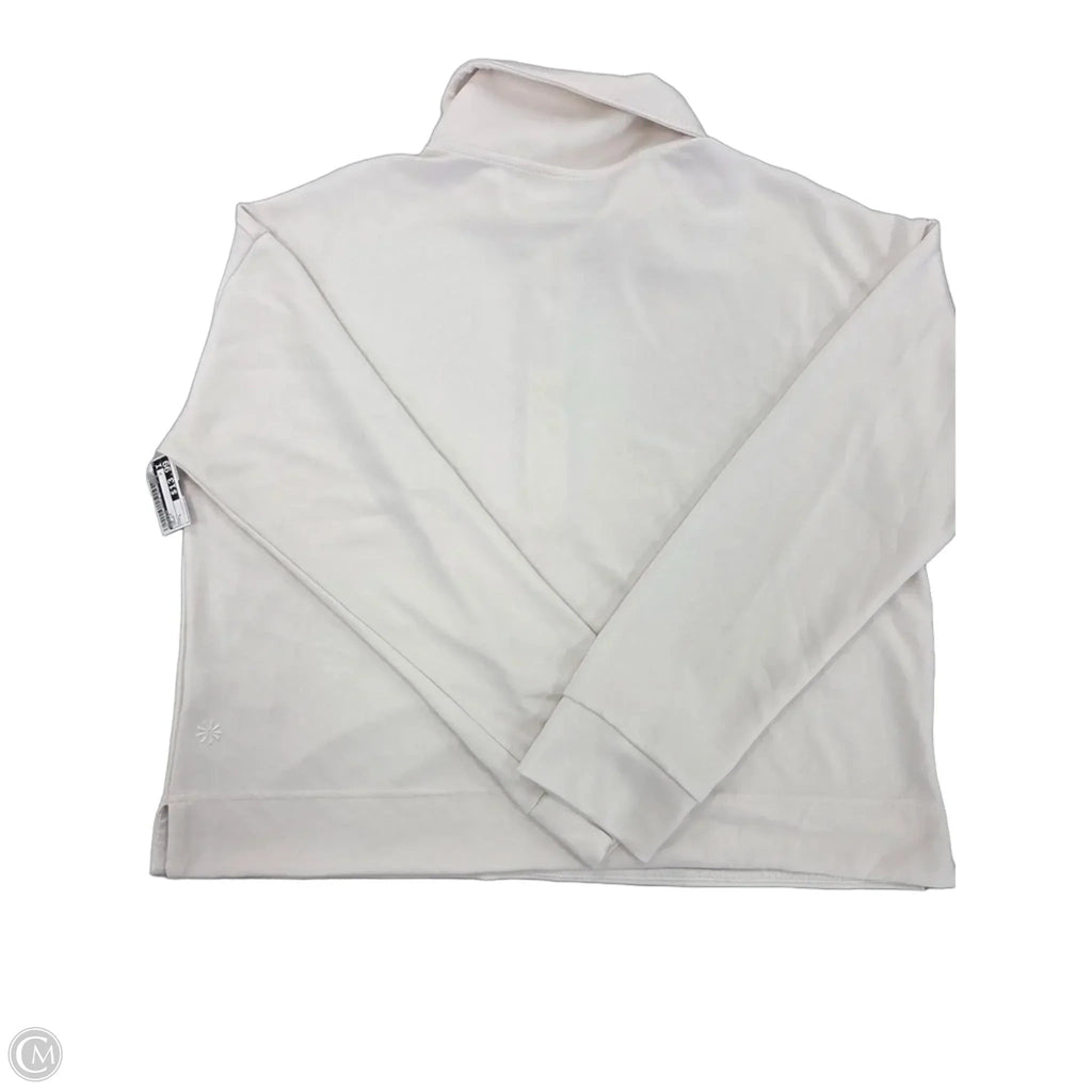 Top Long Sleeve By Athleta In Cream, Size: L