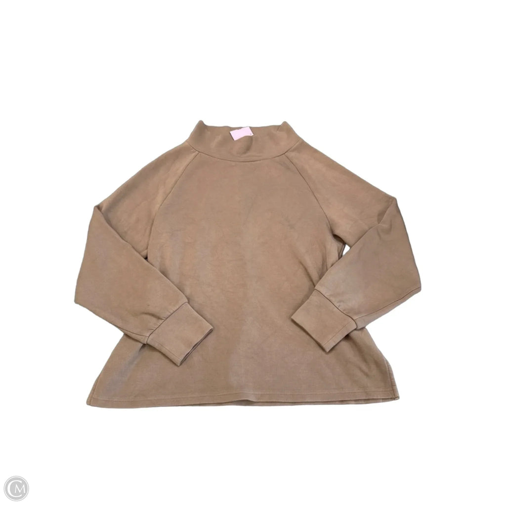Sweatshirt Collar By Varley In Tan, Size: M