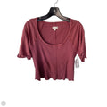 Top Short Sleeve By Pilcro In Pink, Size: S