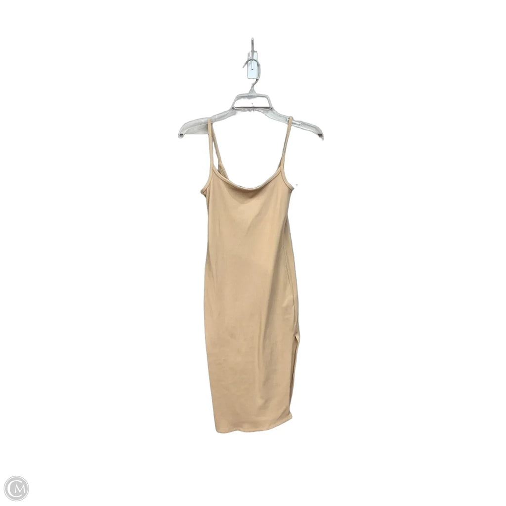 Dress Casual Maxi By Abercrombie And Fitch In Tan, Size: Xs