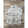 Jacket Fleece By Abercrombie And Fitch In Plaid Pattern, Size: S