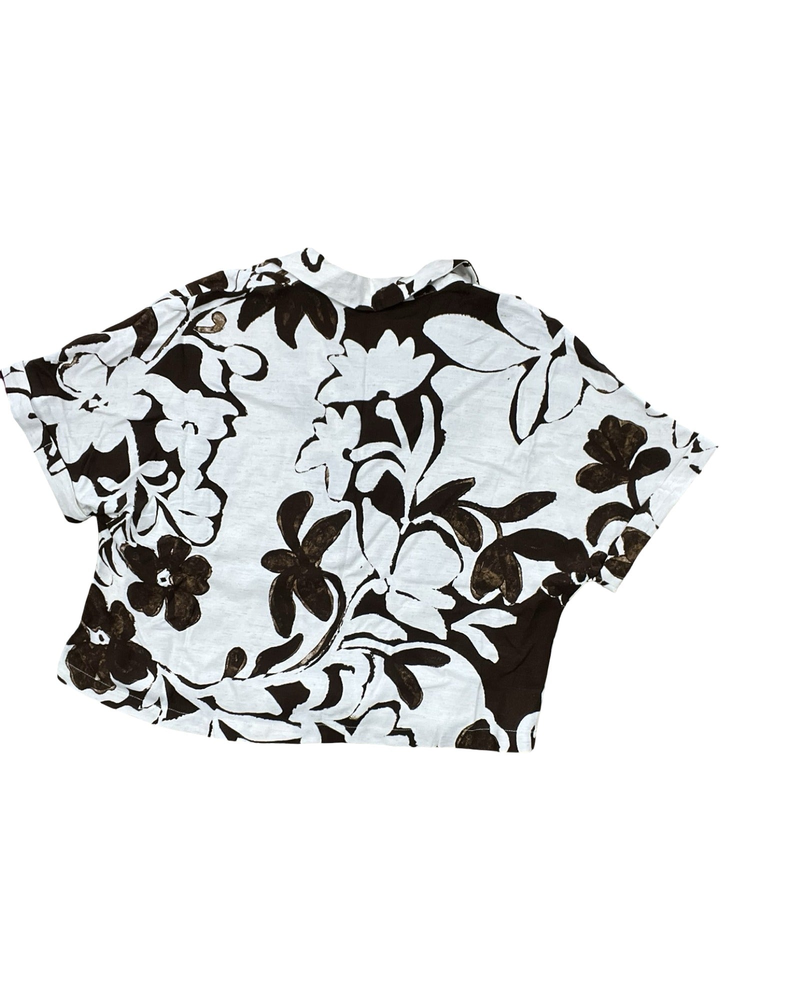 Top Ss By Rose And Olive In Brown & White, Size:S