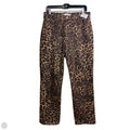 Jeans Straight By Abercrombie And Fitch In Animal Print, Size: 2