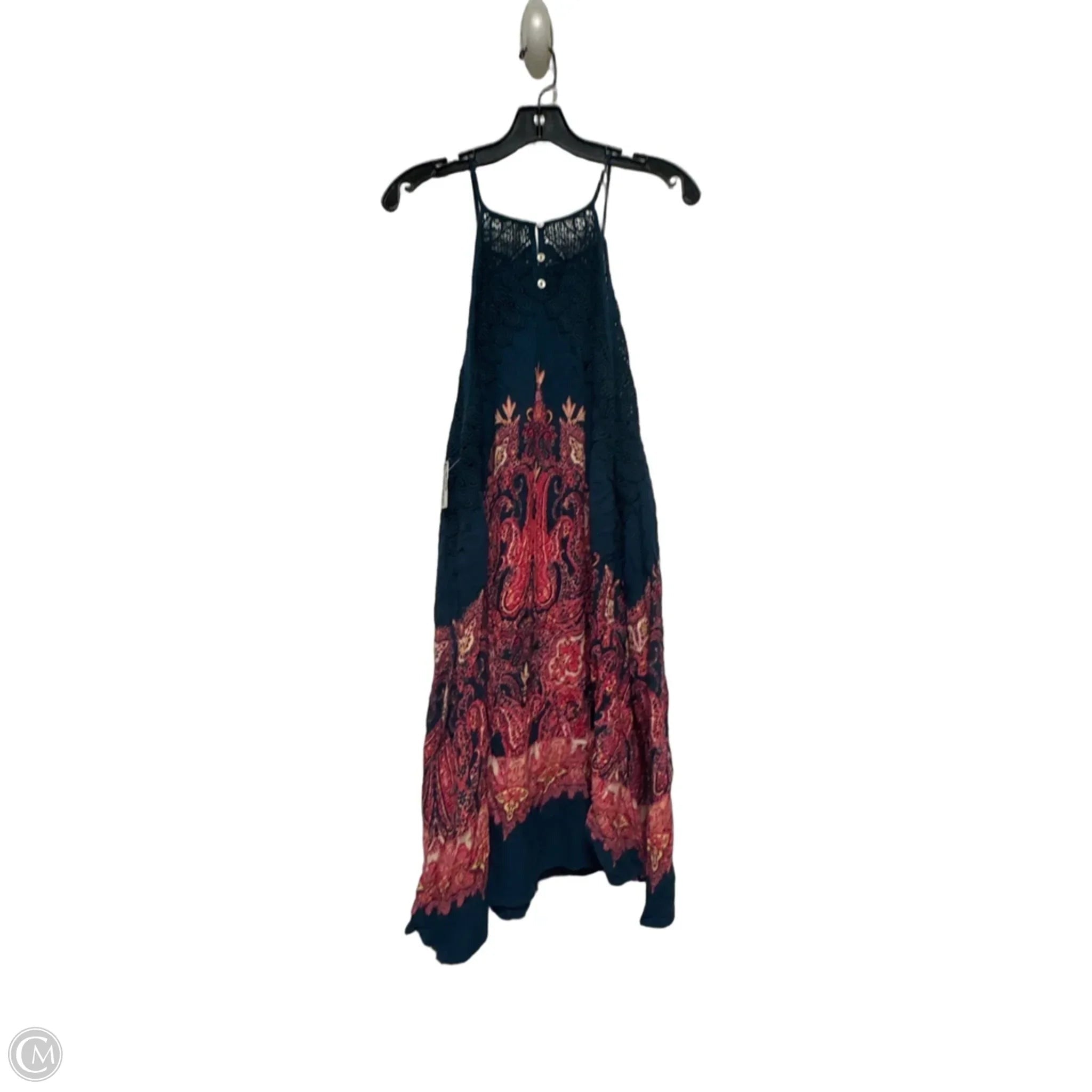 Dress Casual Short By Free People In Blue & Pink, Size: L