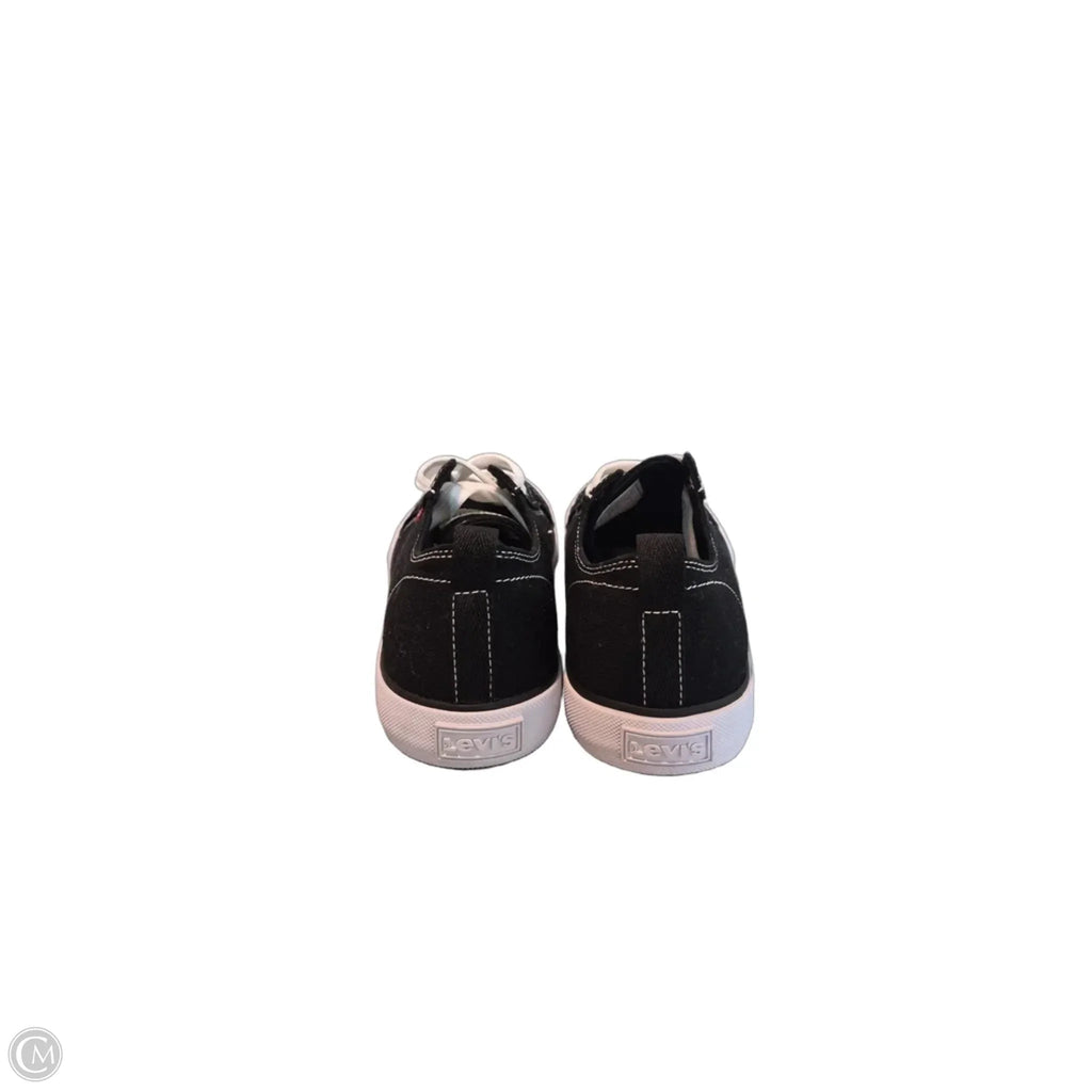 Shoes Sneakers By Levis In Black & White, Size: 7.5